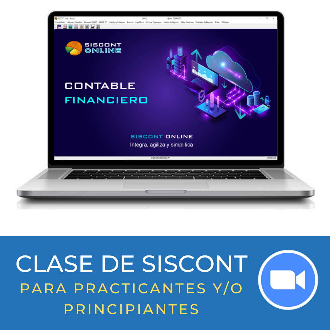 CLASES DE SISCONT PARA PRINCIPIANTES Y PRACTICANTES